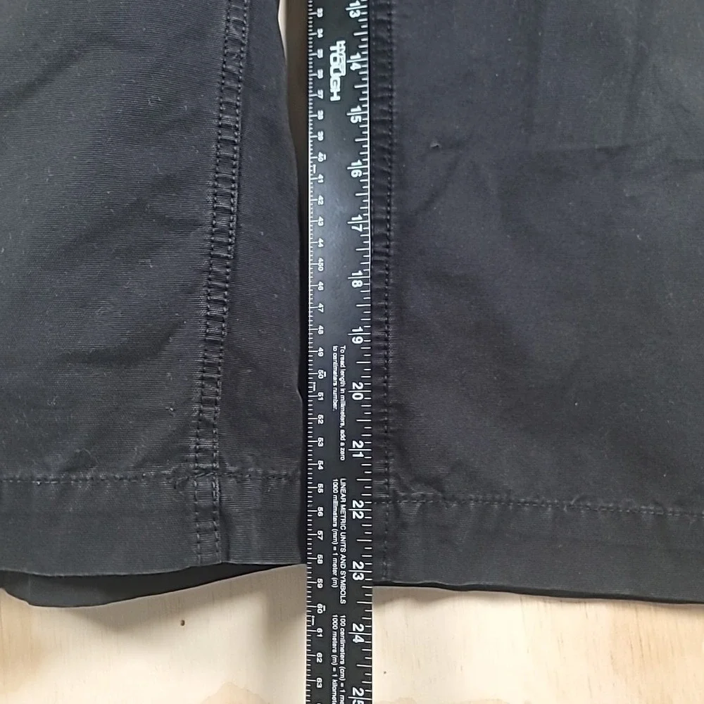 Free People Wide Leg Pants Womens 30  Black Crop High Rise We The Free